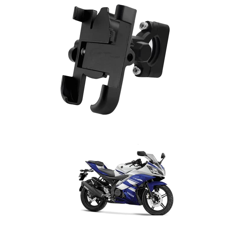 Universal 360 Degree Rotating Bike Mount Holder Metal Body Handlebar Metal Body Cradle Stand for Bicycle, Motorcycle, Fits All Smartphones (Assorted) Comfortable With R-15-image-13