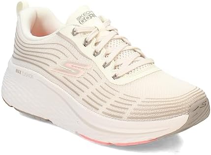 Skechers Women's Max Cushioning Elite 2.0 Sneaker, Natural/Pink, 8