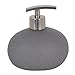 Produktbild MSV 140751 Bali Seifenspender Keramik ABS/Steingut Dunkelgrau 12,5 x 8,5 x 13 cm