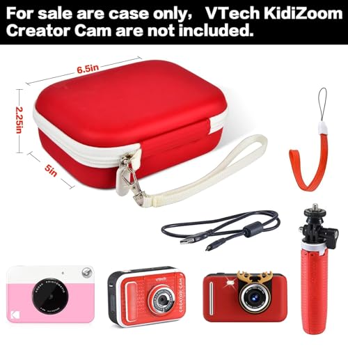 Funda para cámara infantil PAIYULE color rojo miniatura 2