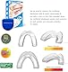 The ConfiDental Moldable Mouthguard Pack of 5 for Bruxism, Teeth Grinding, Clenching, Sports Athletic Mouth Guard, Whitening Tray Includes 3 Regular and 2 Heavy Duty for Day and Night Teeth Grinding
