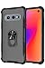 Produktbild stilluxy Sam s10e Schutzhülle mit Ständer für Samsung Galaxy s10 e Hülle, stoßfest, durchsichtig, 5,8 Zoll, Schwarz