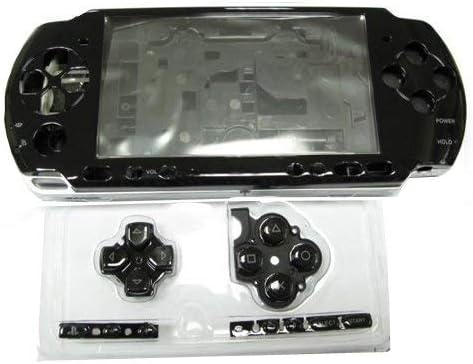 OSTENT Full Housing Shell Faceplate Case Repair Replacement for Sony PSP 3000 Color Black