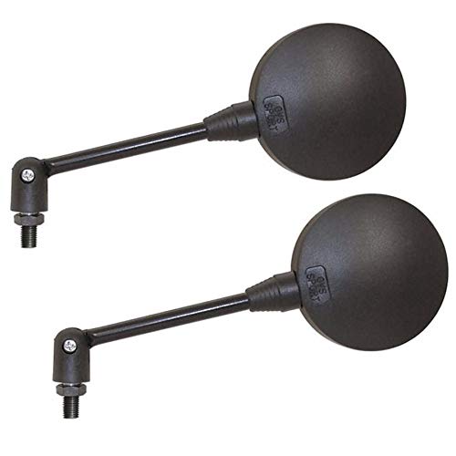 Espelho Par Retrovisor Micro Redondo 90 Graus Articulado Universal Moto Honda (24938)