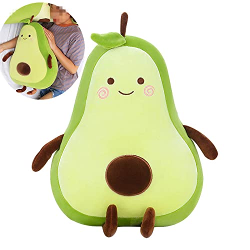 alligator pear,Green avocado, simulation avocado plush toy, doll sleeping pillow, doll holiday warm gift plush toy pillow, toy cushion (70cm)