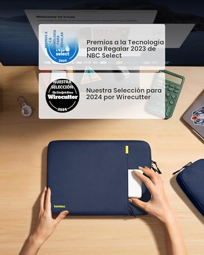 Funda MacBook Pro 16 tomtoc con protección 360 y bolsa para accesorios 2