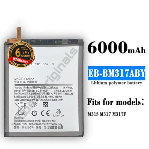 Image of EB-BM317ABY Battery for Samsung Galaxy M31s Battery with 6 Month Warranty** (V1)