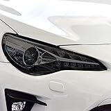 TIANAILU 2 Stück Autoscheinwerfer Tönung Schwarz Schutzfolie Transparent TPU Aufkleber, Für Toyota 86 GT 86 2012-heute Außenzubehör