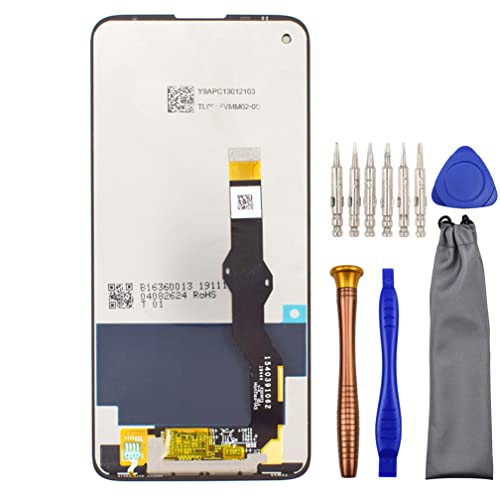 Complete Screen LCD Digitizer Touch Assembly Replacement for Motorola Moto G Stylus XT2043 XT2043-4 with Tool Kit Black 6.4