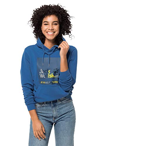 Preisvergleich Produktbild Jack Wolfskin Damen Hoodie 368 HIDEAWAY Hoodie, Federal Blue, L, 1708871