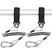 YYST Two Deluxe Coiled Kayak Paddle Leash Kayak Rod Leash Tool Lanyard SUP Paddle Leash - No Paddle!