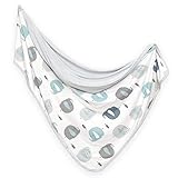 GRSSDER Manta de bebé de punto jersey súper suave para bebés niñas y niños, lindo elefante