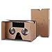 Google Cardboard,VR Headsets 3D Box Virtual Reality Glasses with Big Clear 3D Optical Lens and Comfortable Head Strap for All 3-6 Inch Smartphones (Yellow, 1 Pack)