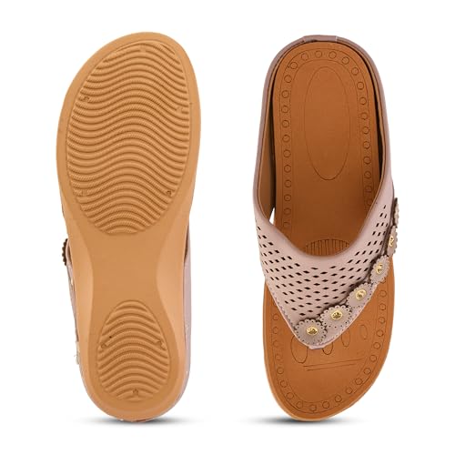 Image of Centrino Women's Sandals | Soft Cushioned Footbed for Extra Comfort | Stylish & Elegant Look for Ladies | Fashionable & Durable Sandal Comfort & Quality (9466)