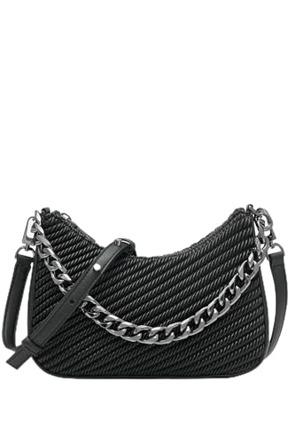 DKNY Jenna Demi sac à bandoulière noir tendance pour femme moderne