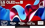 LG C47 4K OLED Evo TV mit 77 Zoll (195 cm) (OLED77C47LA, 120Hz, HDMI 2.1, α9 Gen7 4K AI-Prozessor, webOS 24, Dolby Vision, Dolby Atmos, 2024)