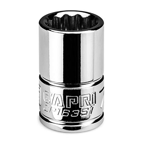 Capri Tools 7/16 in. Shallow Socket 3/8 in. Drive 12-point SAE
