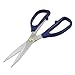 Aexit Navy Blue Hand Tools Plastic Handle Metal Cut Straight Shears & Scissors Scissors Cutters