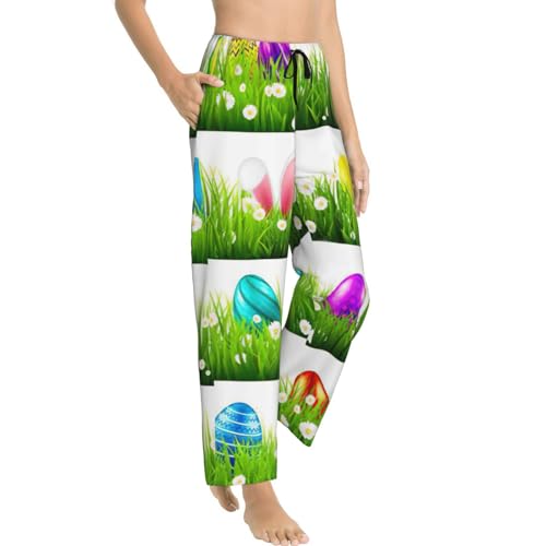 Pantalon de pyjama œufs de Pâques : le cadeau doux pour femme - 2