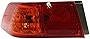 Evan-Fischer Tail Light Assembly Compatible with 2000-2001 Toyota Camry Japan/USA (FKI and NAL Brand) Built Driver Side