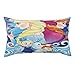 Disney Friends Frozen poszewka na poduszkę, poszewka na poduszkę ochraniacz kwadratowa poszewka na poduszkę do salonu