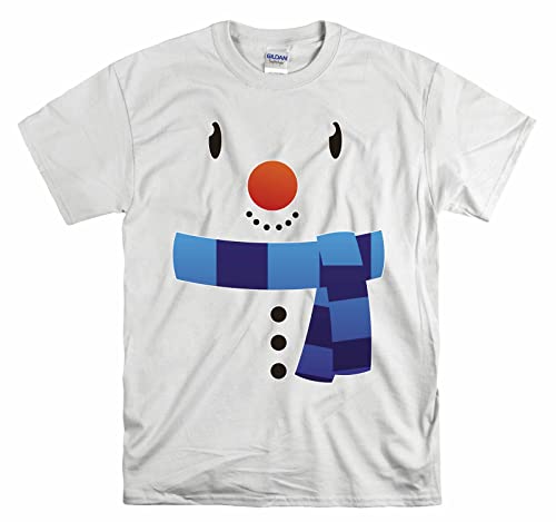 Costume de bonhomme de neige blanc en taille S pour homme et femme