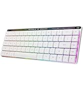 ASUS ROG Falchion RX Low Profile 65% Wireless Gaming Keyboard, Pre-lubed ROG RX Red Low-Profile O...