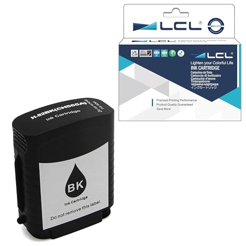 LCL Version Profesional Cartucho de Tinta Compatible 82 CH565A (1 Negro) Reemplazo para HP Designjet 510 Series HP Designjet 111 Printer Series