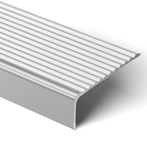 Zugbie ZUGBIE-STAIRCASE-STEP-TREADS Outdoor Non-Slip Stair Treads Anti-Slip Aluminum Stair Edge Protector - Self Adhesive Stair Nosing For Staircases & Porch thumb #8