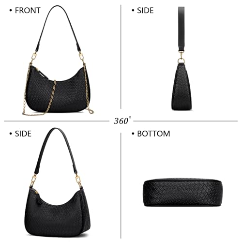 Image of KKXIU Shoulder Bag for Women Cute Hobo Purses and Handbags Retro Clutch Underarm Purse | Cute