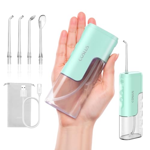 Image of COSLUS T40 Mini Water Flosser for Travel, Portable Compact Design