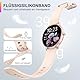 ZPPSNFIT Smartwatch Damen Herren, 1.43 Zoll AMOLED-Display Smart Watch mit Bluetooth Anrufe, Fitness Tracker mit Herzfrequenz Schlafmonitor, IP68 Wasserdicht Fitnessuhr für Android iOS