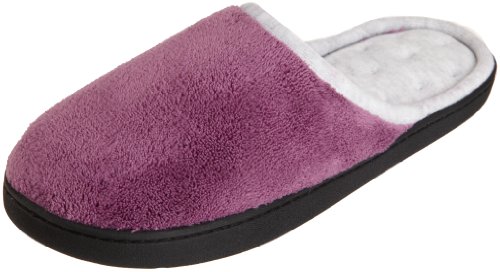 isotoner Women's Microterry Wider Width Chukka Clog