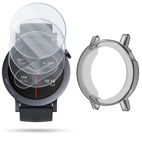 Verre trempé CMF Watch Pro 2 et coque TPU couverture complète haute définition