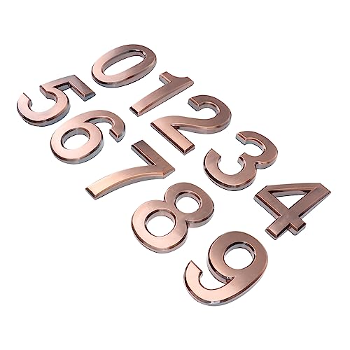 Cabilock 1セット 粘式ドア番号 所表示用 室内 耐久性 利な番号シール 受 車の装