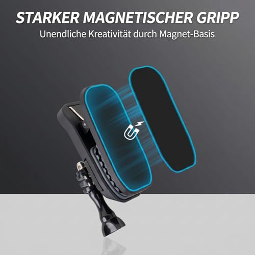 Soporte magnético para cámara de acción con anclaje rápido de pecho para DJI Osmo e Insta360 5