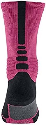 Nike Kay Yow Men's Hyper Elite Crew Basketball Crew Socks (Small, Vivid Pink) - Image 4