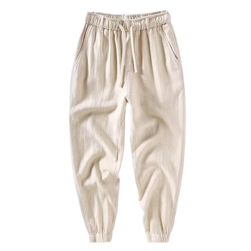 Pantalon court chinois décontracté WOLONG pour homme chic