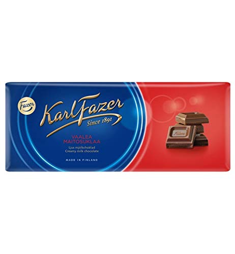 Fazer Karl Fazer Creamy milk Schokolade 22 Riegel of 200g