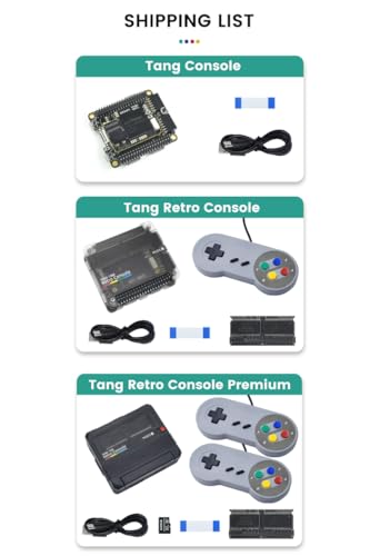 Sipeed Tang Console FPGA Retro Game Console for Tech Lovers - USB|0 HDMI Output - PMOD x2 40Pin x2 - Developer Kit (138K SoM)
Sipeed Tang Mega 60K/138K SOM BL616 MCU - Linux Dev Board - Ideal for FPGA IDE Programming - USB|0 HDMI Output
Sipeed Tang C