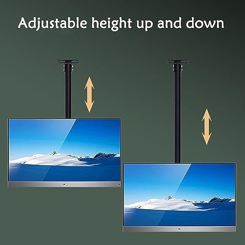 Support de plafond TV 40-75 pouces pour sécuriser et suspendre un grand écran - 4