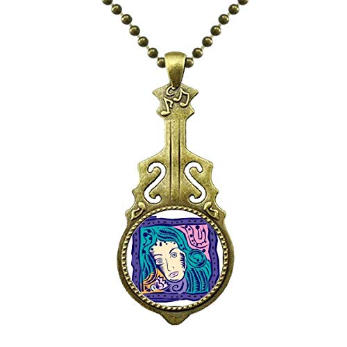 Collier guitare constellation vierge pour exprimer votre passion musicale