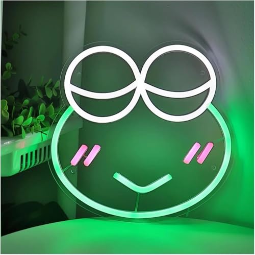 Lampe néon grenouille LED pour décoration de chambre à coucher
