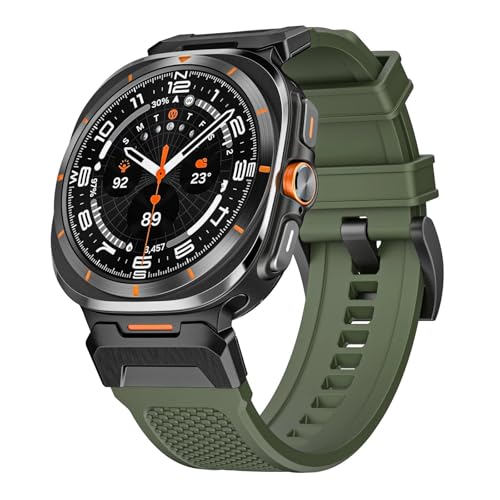 Bracelet montre Ultra 47 mm silicone caoutchouc métal bande de remplacement robuste