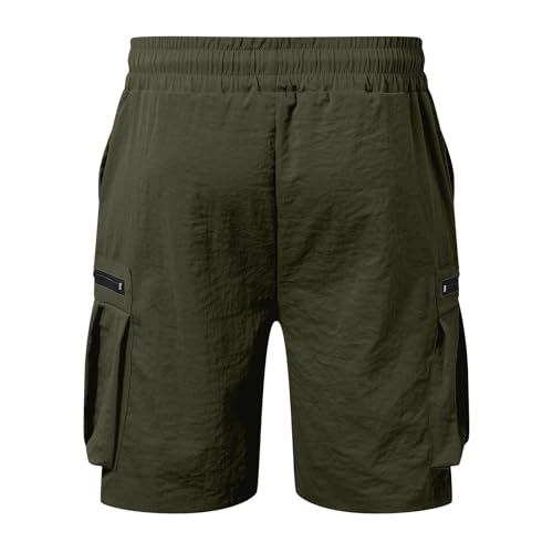 Men's Cargo Pants Slim Fit Workout Jogger Casual Hiking Outdoor Utility Trousers with Zipper Pockets Lightweight4