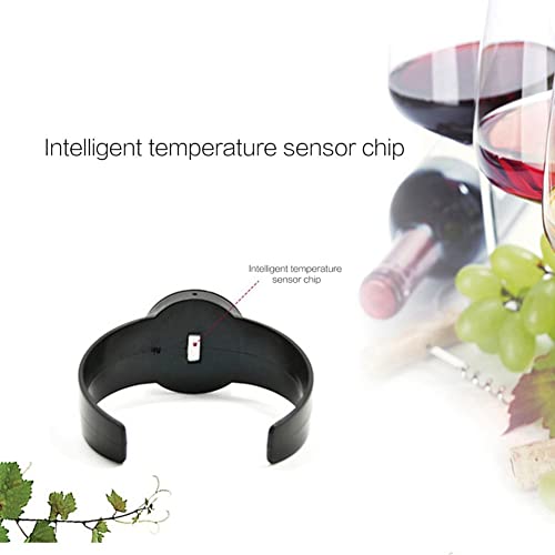 Doumneou de Barra de MediçãO de Temperatura TermôMetro de Vinho Tinto Digital LCD PortáTil para Cozi