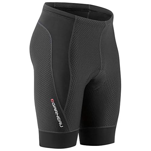Louis Garneau, Men's CB Carbon 2 Padded, Compression, Performance Bike Shorts, Black, Small