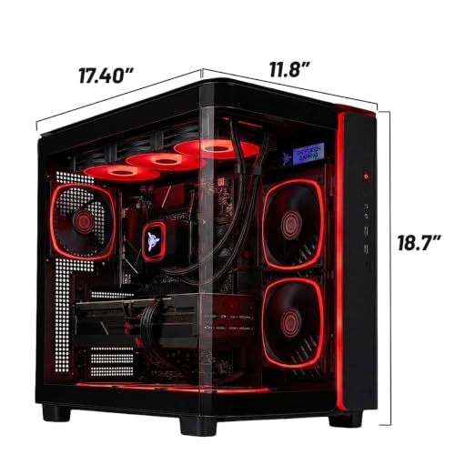 Image of Skytech Gaming King 95 Gaming PC, Intel i7 14700F 2.1GHz, NVIDIA RTX 5070 12GB VRAM, 1TB Gen4 NVMe SSD, 16GB DDR4 RAM 3200, 850W Gold ATX 3 PSU, 360 ARGB AIO, Wi-Fi 5, Windows 11, Desktop