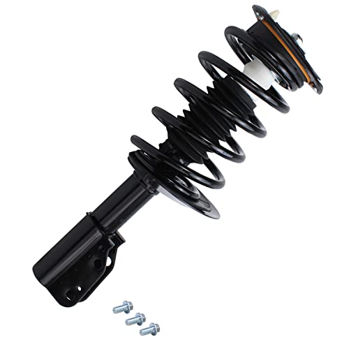 Image of Detroit Axle - Pair Front Struts for Buick Park Avenue Riviera 1998 1999 2000 2001 2002 2003 2004 2005 Complete Struts w /Coil Spring Assembly Replacement