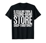 Stehlen aus einem Second-Hand-Laden T-Shirt